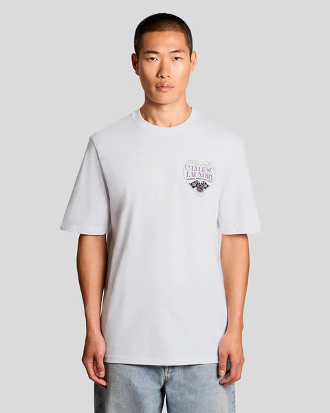 Lyle & Scott TS2425V Lyle's Laundry Graphic T-shirt In 626 White