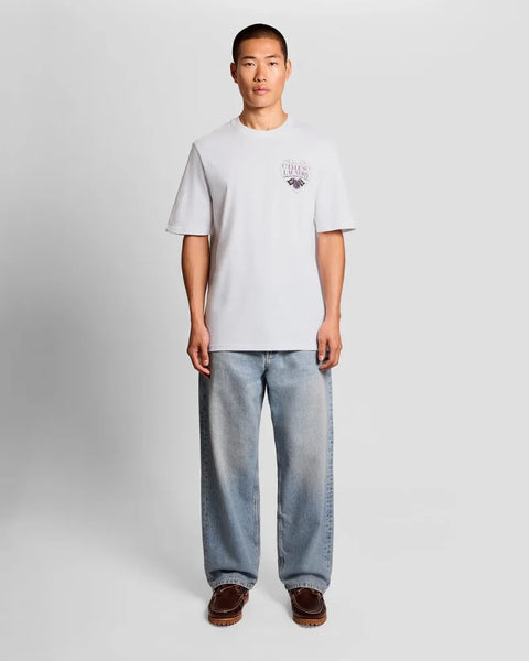 Lyle & Scott TS2425V Lyle's Laundry Graphic T-shirt In 626 White