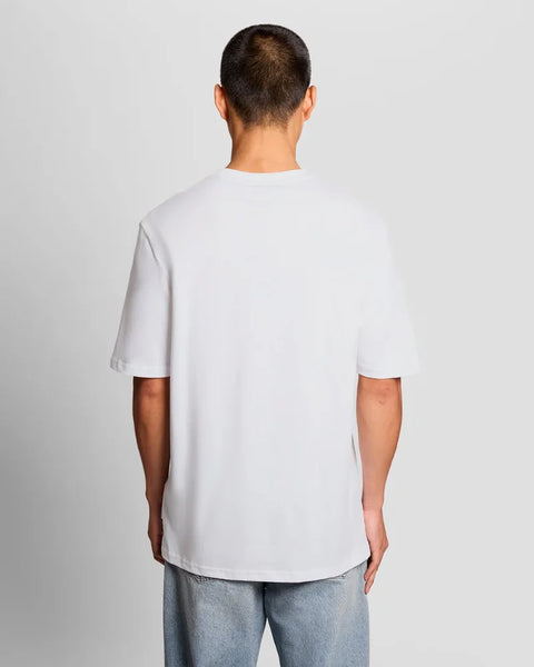 Lyle & Scott TS2425V Lyle's Laundry Graphic T-shirt In 626 White