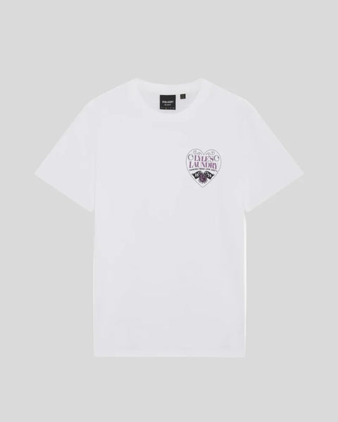 Lyle & Scott TS2425V Lyle's Laundry Graphic T-shirt In 626 White