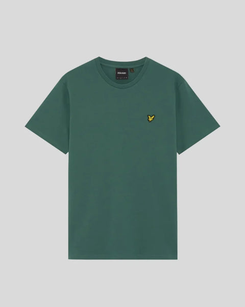 Lyle & Scott TS400VOGT Plain T-Shirt In W130 Everglade