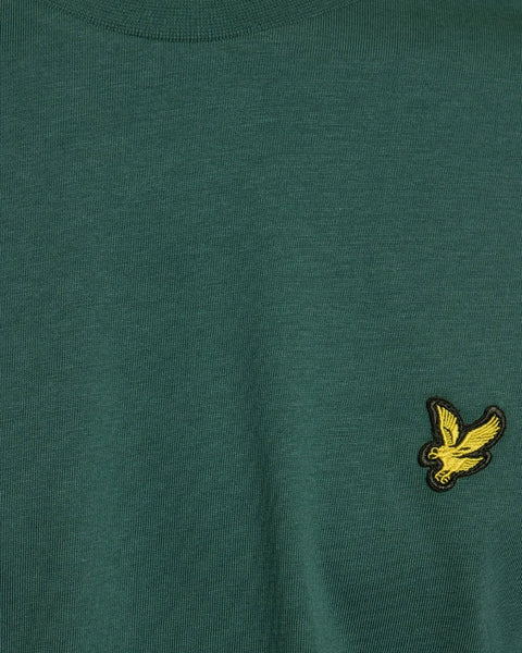 Lyle & Scott TS400VOGT Plain T-Shirt In W130 Everglade