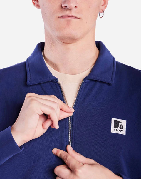 Olow Manso Sweatshirt In Overseas Blue