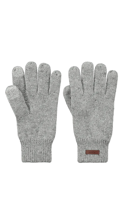Barts Rilef Gloves heather grey