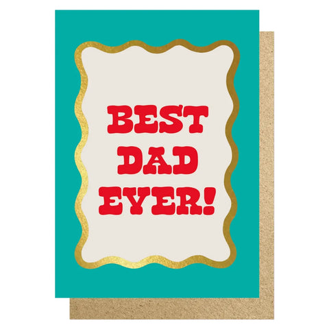 Lucky Ink WVFD 11 Best Dad Ever Foil Card