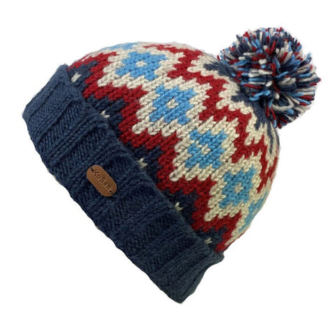 Kusan Pk2201 Bobble Hat In Navy