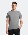 Lyle & Scott TS400VOG Plain T Shirt in mid grey marl