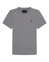 Lyle & Scott TS400VOG Plain T Shirt in mid grey marl