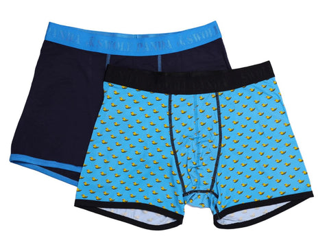Swole Panda SP-UN-TWIN-09 Navy Blue / Duck Boxers Twin Pack